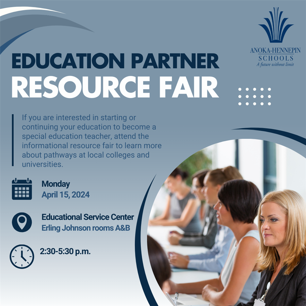 Education Partner Resource Fair graphic